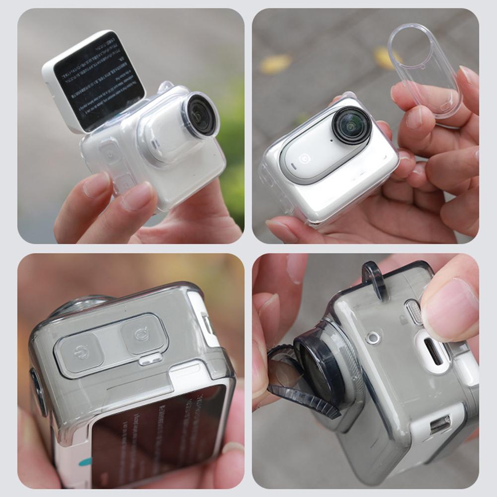 1pcs Transparent/gray TPU Anti - огляд і ціна Insta360 Camera Go 3