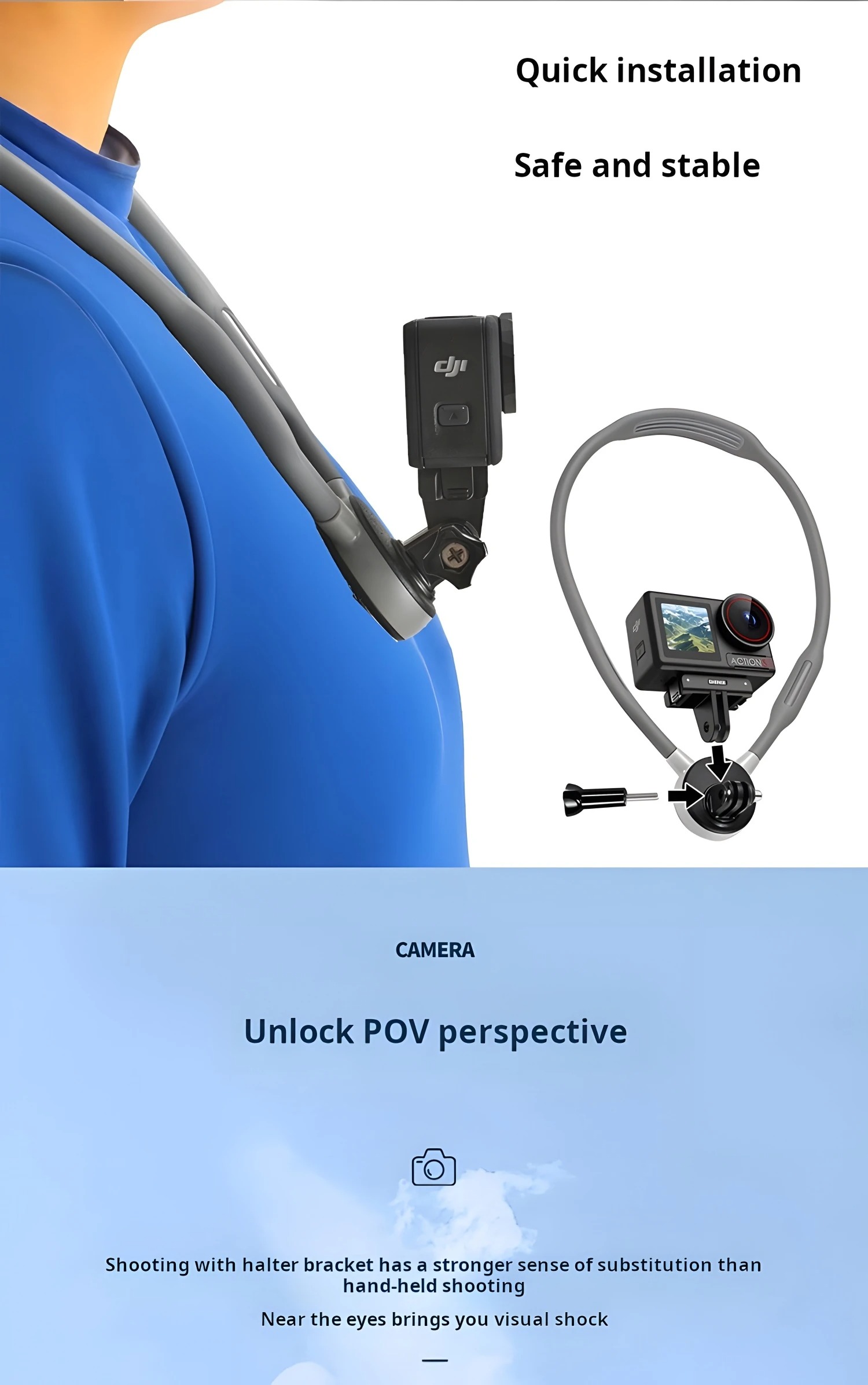 Silicone Neck Mount Soft for G - огляд і ціна Insta360 Camera Go 3