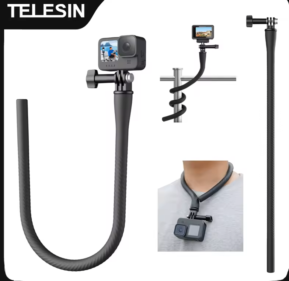 TELESIN Camera Flexible Mount  - огляд і ціна Insta360 Camera Go 3